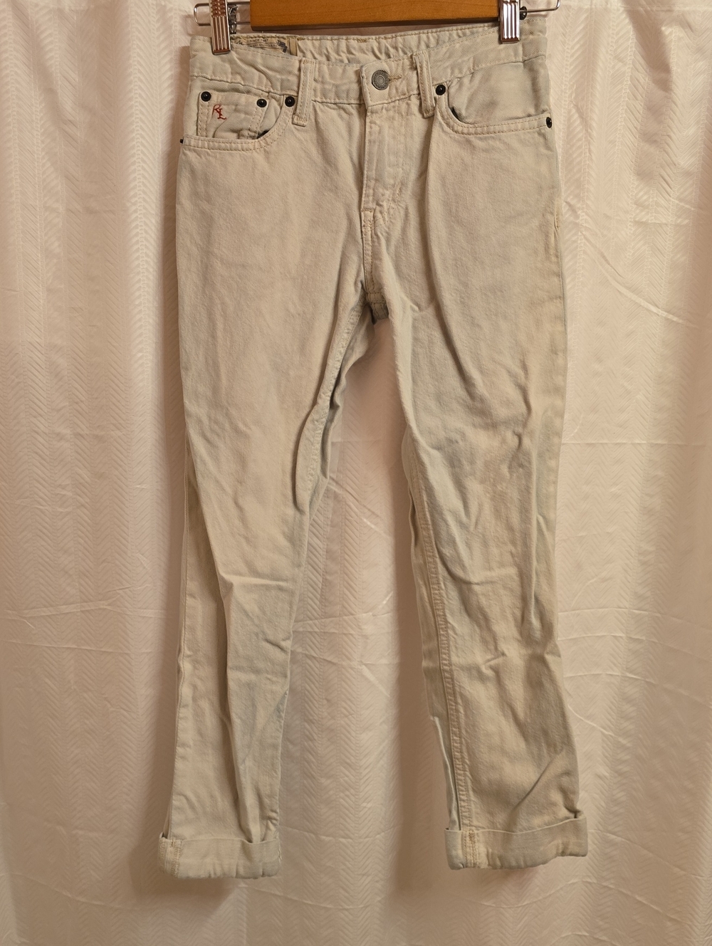 Polo by Ralph Lauren Jeans Boy's Size 12 Cream / Beige